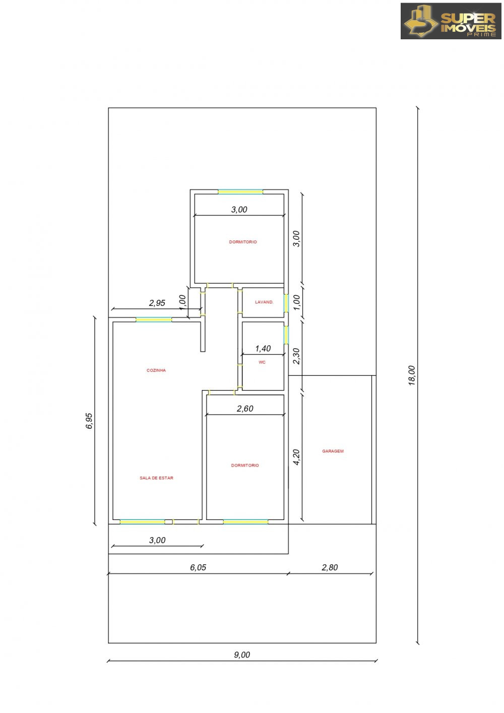 Casa de 2 quartos, 162m² no bairro Três Vendas, em Pelotas | Eu Corretor